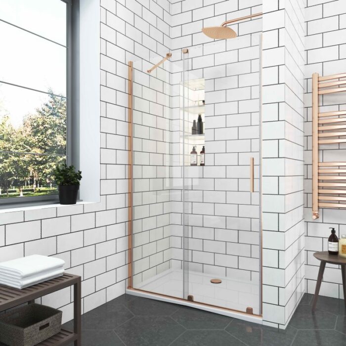 ПРЕГРАДЕН ПАРАВАН ELGIO BRUSHED ROSE GOLD - Image 4