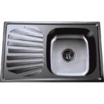 Кухненска мивка алпака Inter Ceramic ICK 8022B L - Устойчива и лесна за почистване