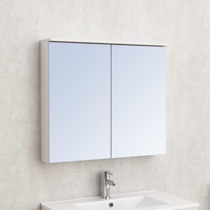 Горен PVC шкаф с огледало ICMC 8017-70 ALFIO от InterCeramic - Image 2
