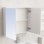 Горен PVC шкаф с огледало ICMC 8017-70 ALFIO от InterCeramic - Image 3