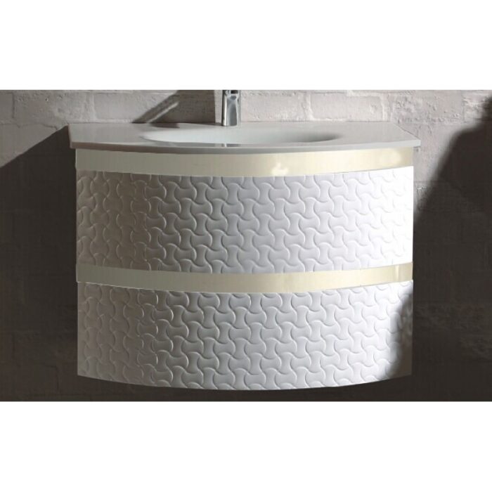 Долен конзолен PVC шкаф за баня ICP 8055 W - Image 4