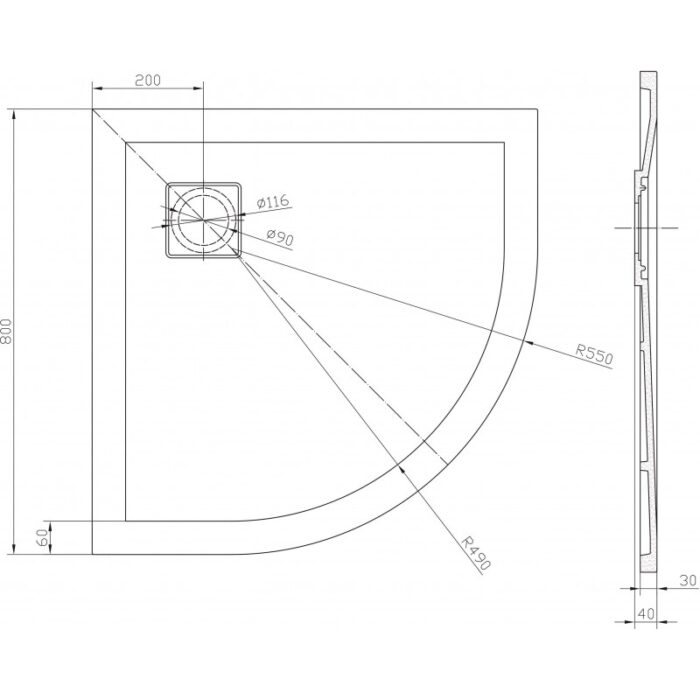 Поддушово корито ROUGH STONE ICST  80V RS-2 - Image 2