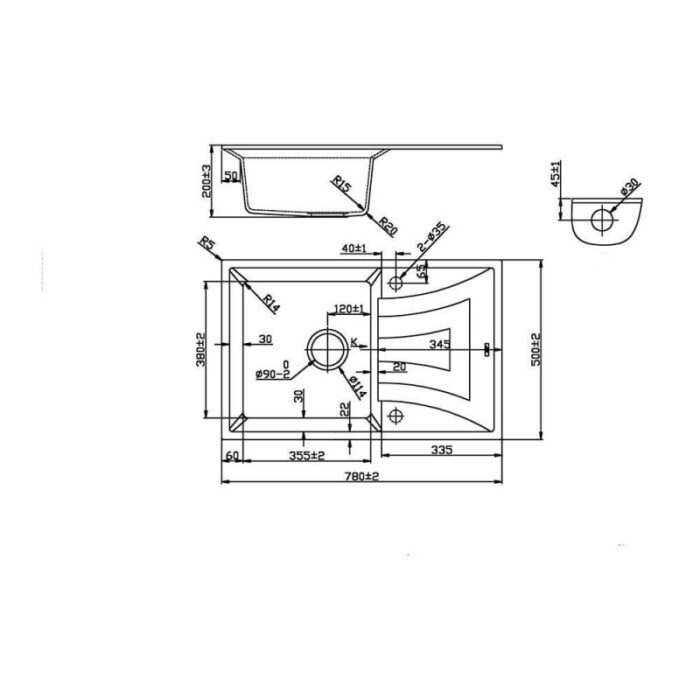 ГРАНИТНА МИВКА 8104 БЯЛА - Image 3