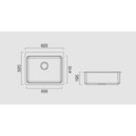 Гранитна мивка ICGS 8106  SAND - Image 2
