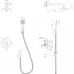 Месингов смесител за вграждане ICT 8123191MB - Image 3