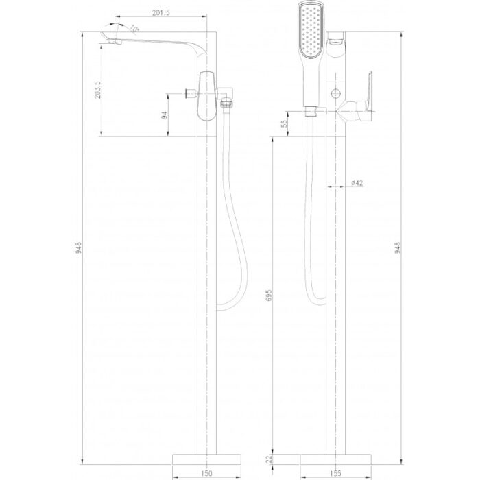 Месингов Смесител »  ICL 8214C - Image 2
