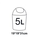 Тоалетно кошче за баня ICA 8217 GR /5л./ - Image 2