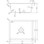Кухненска мивка от композитен материал ICGS 8274S - Image 3