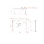 ГРАНИТНА МИВКА 8304 БЯЛА - Image 3