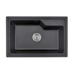 Кухненска гранитна мивка ICGS 8315 BLACK