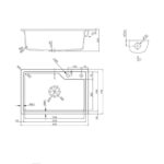 Кухненска гранитна мивка ICGS 8315 GRAY - Image 3
