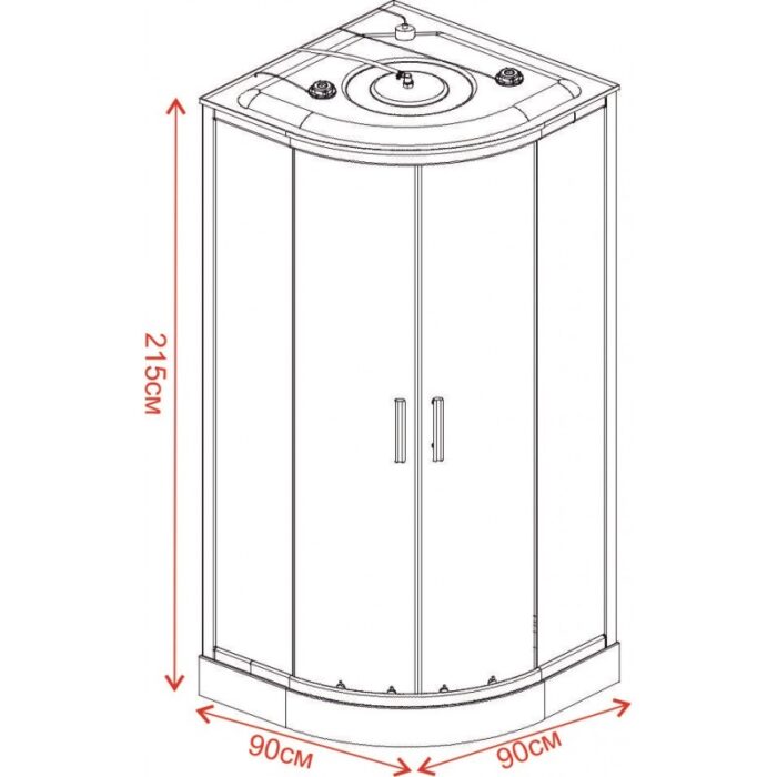Хидромасажна кабина ЧАР  ICSH  888LT NEW EASY ASSEMBLE - Image 5