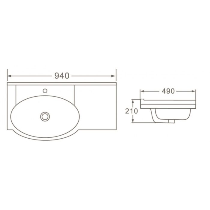 Умивалник ICC 9040 - Image 2