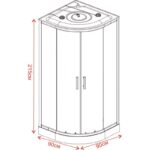 Хидромасажна кабина БРИЛЯНТ  ICSH 998 NEW EASY ASSEMBLE - Image 2