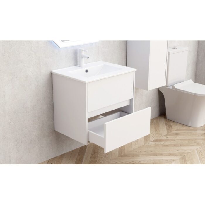 Мебели за баня » ICP 5955 + МИВКА ICC 6066MW БЯЛ МАТ - Image 4
