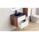 Мебели за баня PVC » ICP 6043 + МИВКА ICC 5953B-2 ЧЕРЕН МАТ - Image 3