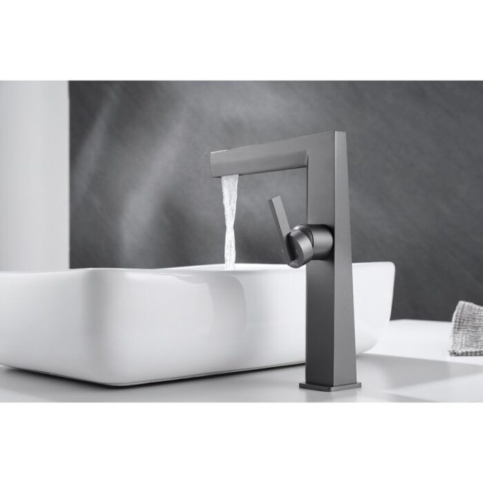 Смесител за умивалник ICF 116223GG Gun Gray „Кони“ - Image 4