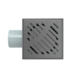 ПОДОВ СИФОН 100*100мм 6414GG GUN GRAY - Image 3