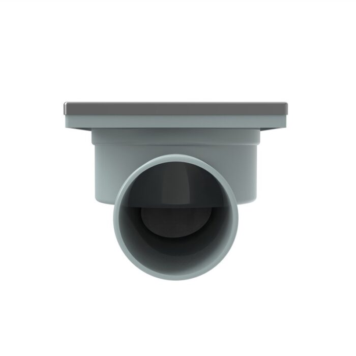 ПОДОВ СИФОН 100*100мм 6414GG GUN GRAY - Image 4