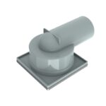 ПОДОВ СИФОН 100*100мм 6414GG GUN GRAY - Image 6
