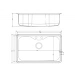Кухненска мивка алпака ICK 8546 - Image 2