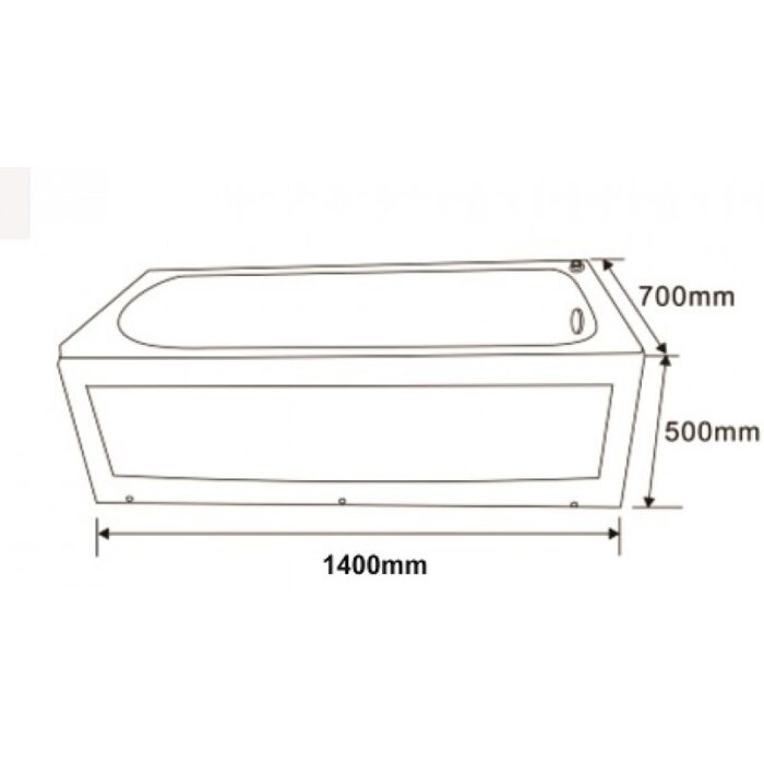 Вана "БЕНДИДА"  ICSH 147050 TUB - Image 2