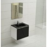 Долен конзолен PVC шкаф за баня Inter Ceramic ICP 6555 B "ЕНИЯ" – Практичен дизайнерски шкаф - Image 8