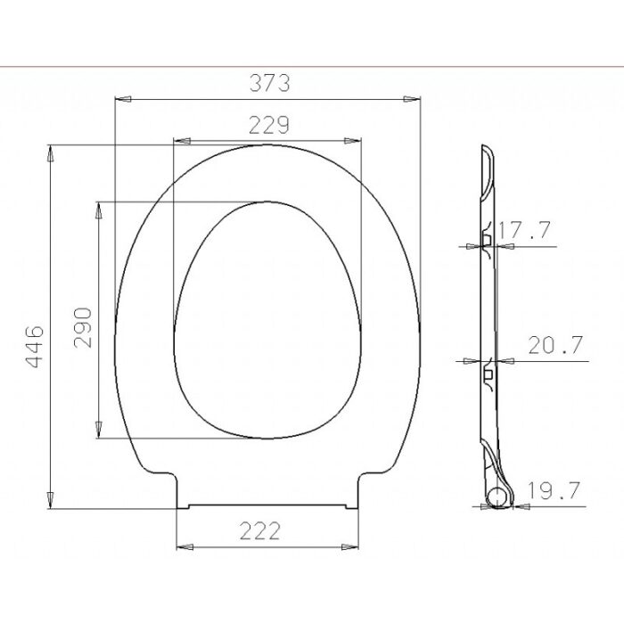 Тоалетна седалка ICST 756 ИМПАТТО - Image 2