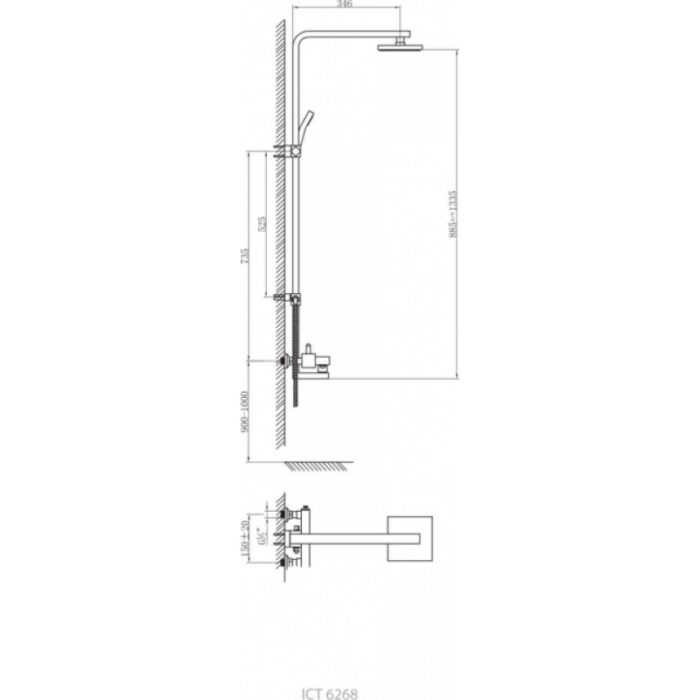 Тръбно окачване »  ICT 6288 - Image 2