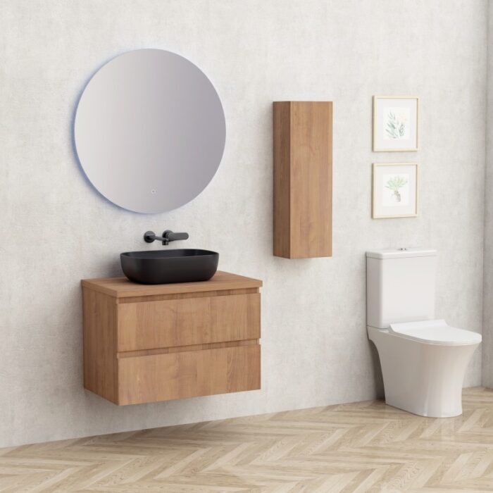 Плот за баня от PVC Inter Ceramic ICP 7546-31 DI LEGNO - издръжлив плот за съвременна баня - Image 3
