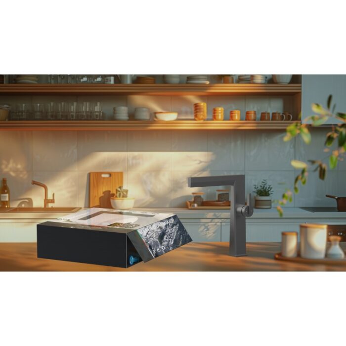 Смесител за умивалник ICF 116223GG Gun Gray „Кони“ - Image 7