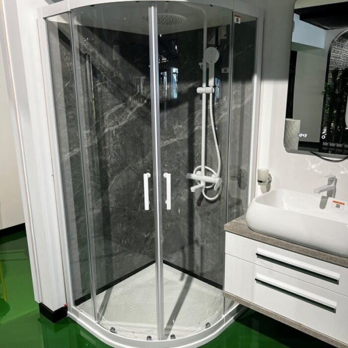 Душ кабина Inter Ceramic ICS 787 WHITE  85-95*110-120- съвременно излъчване - Image 2