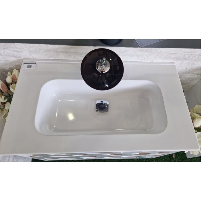 Долен конзолен PVC шкаф за баня Inter Ceramic ICP 8045B - модерна визия и устойчивост - Image 2