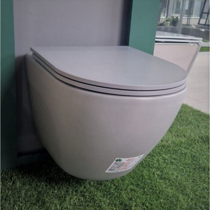 Стенна тоалетна чиния ICC 4937GRAY - Image 2