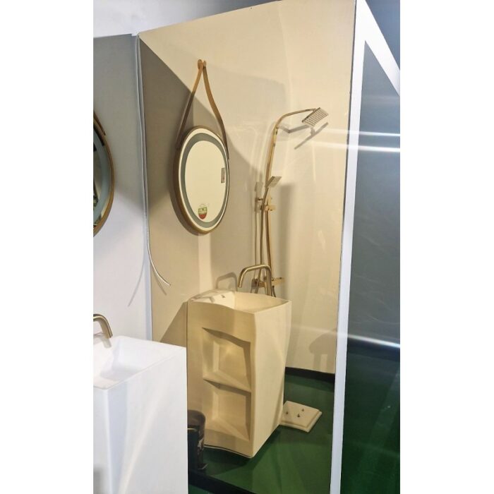 ДЕКОРАТИВНИ ПАНЕЛИ ОТ НЕРЪЖДАЕМА СТОМАНА >> IC 9829 8K MIRROR CHAMPAGNE GOLD - Image 2