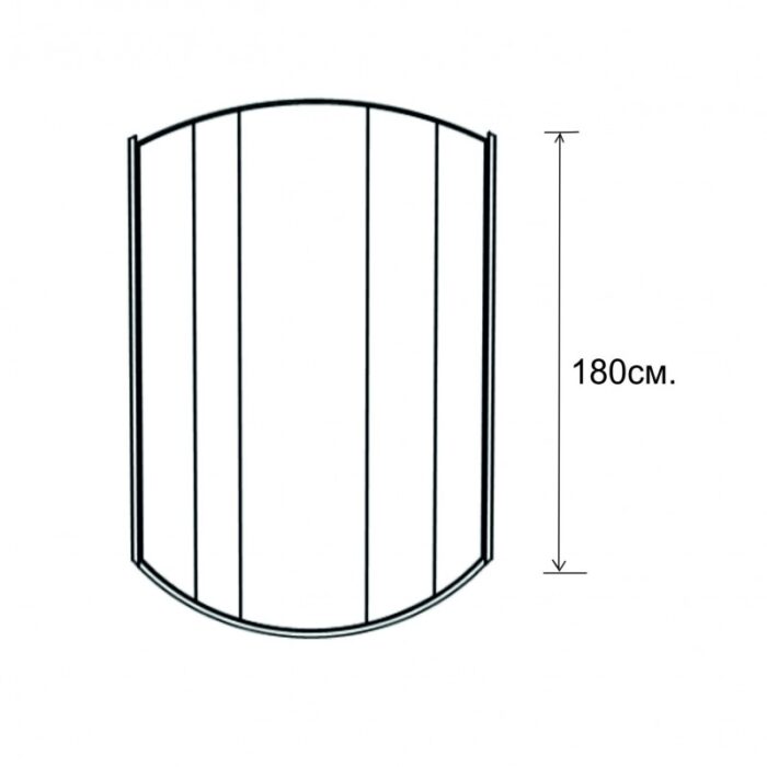 Душ кабина ICS 285TS NEW 90*90 EASY ASSEMBLE - Image 2