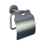 LUSSO GUN GREY ПОСТАВКА ЗА ТОАЛЕТНА ХАРТИЯ С КАПАК 3651GG