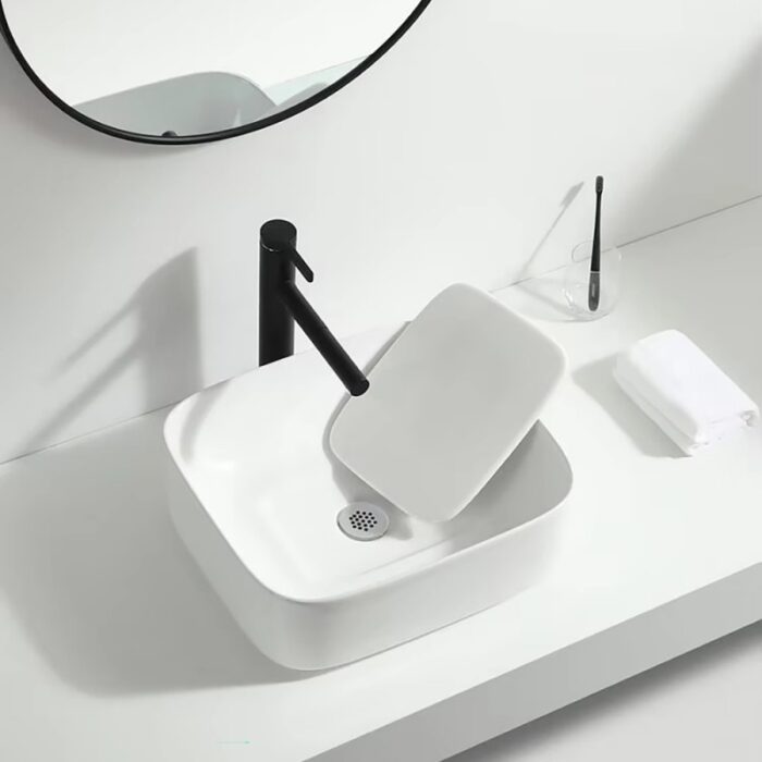 ПОРЦЕЛАНОВ УМИВАЛНИК MAURIO 902W S БЯЛ - Image 3