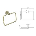 LUSSO BRUSH GOLD ПЕШКИРНИК 3660BG - Image 6