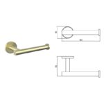 LUSSO BRUSH GOLD ПОСТАВКА ЗА ТОАЛЕТНА ХАРТИЯ 3651-1BG - Image 4