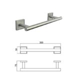 MODENA BRUSH ПОСТАВКА ЗА ХАВЛИЯ 30СМ 3824BS - Image 4
