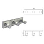 MODENA BRUSH ТРОЙНА ЗАКАЧАЛКА 3853-3BS - Image 4