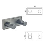 MODENA GUN GREY ДВОЙНА ЗАКАЧАЛКА 3853-2GG - Image 4