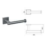 MODENA GUN GREY ПОСТАВКА ЗА ТОАЛЕТНА ХАРТИЯ 3851-1GG - Image 4