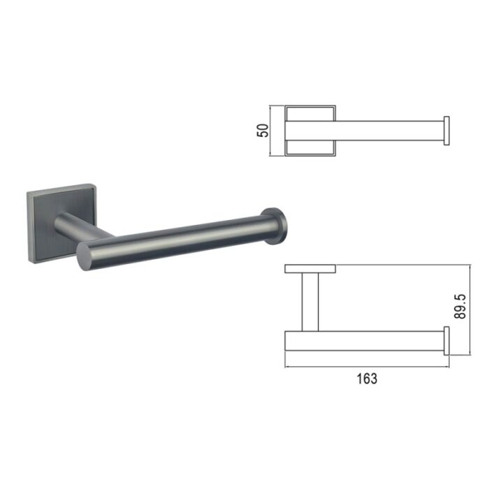 MODENA GUN GREY ПОСТАВКА ЗА ТОАЛЕТНА ХАРТИЯ 3851-1GG - Image 4