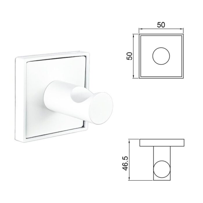 MODENA WHITE MATT ЗАКАЧАЛКА 3853-1WM - Image 4