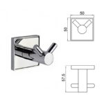 MODENA CHROME ДВОЙНА ЗАКАЧАЛКА 3850-2C - Image 3