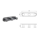 LUSSO GUN GREY ТРОЙНА ЗАКАЧАЛКА 3653-3GG - Image 3