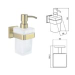MODENA BRUSH GOLD ДОЗАТОР 3863BG - Image 4