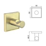 MODENA BRUSH GOLD ЕДИНИЧНА ЗАКАЧАЛКА 3853-1BG - Image 5